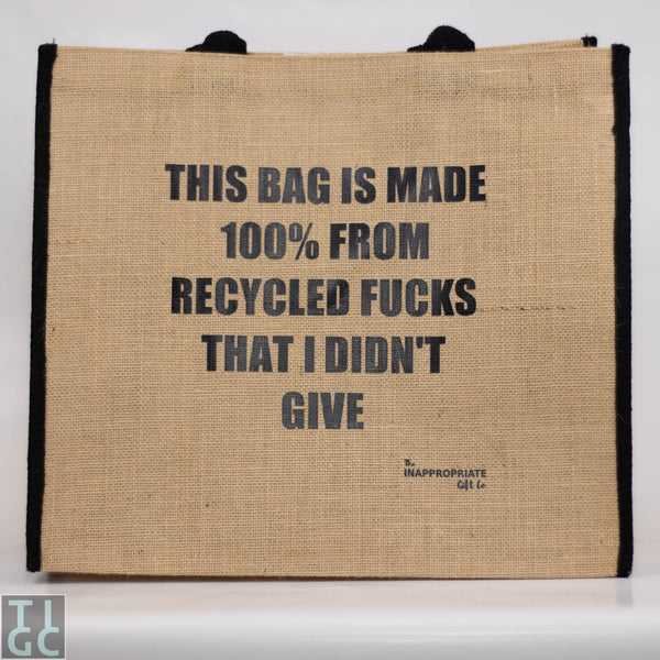 Recycled Fucks Shopping Bag