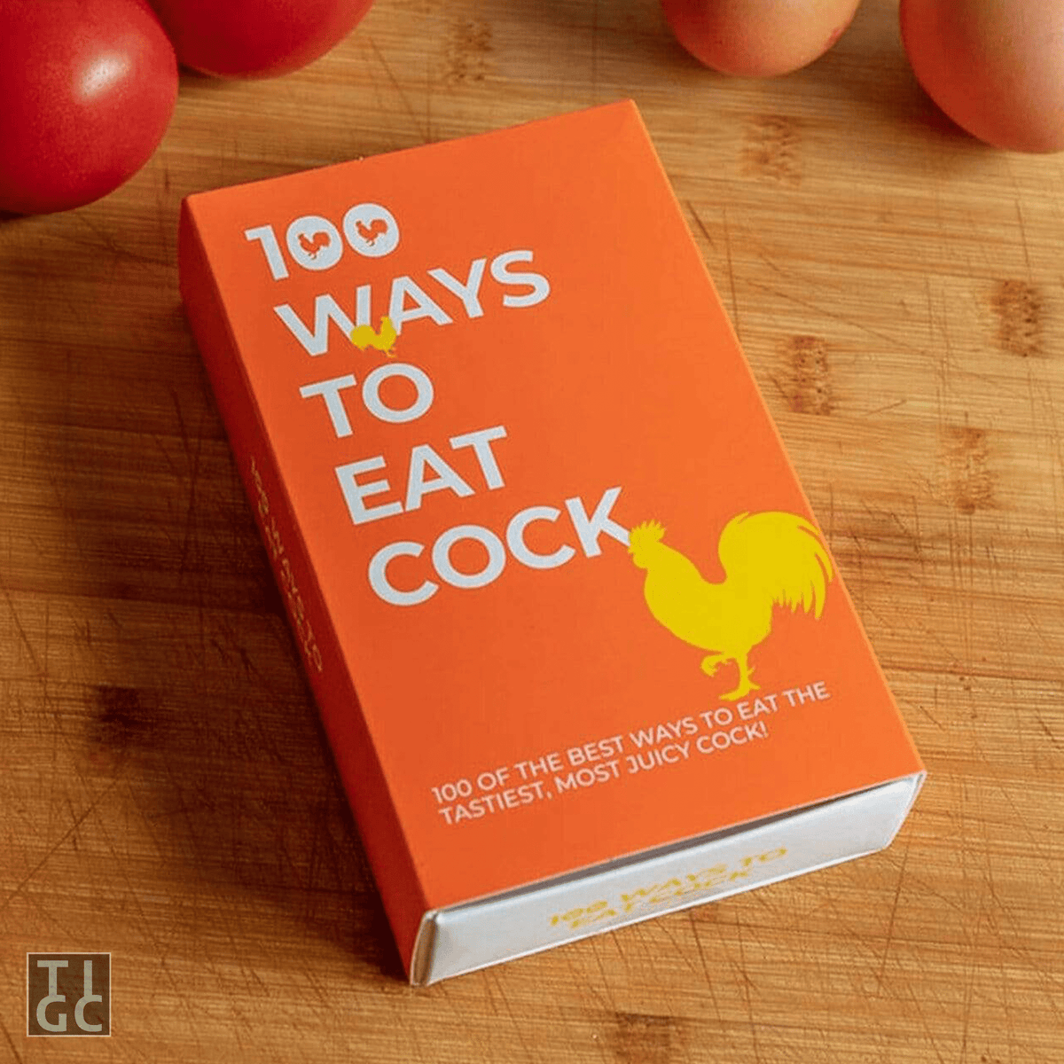 TIGC The Inappropriate Gift Co 100 Ways To Eat Cock Recipe Cards