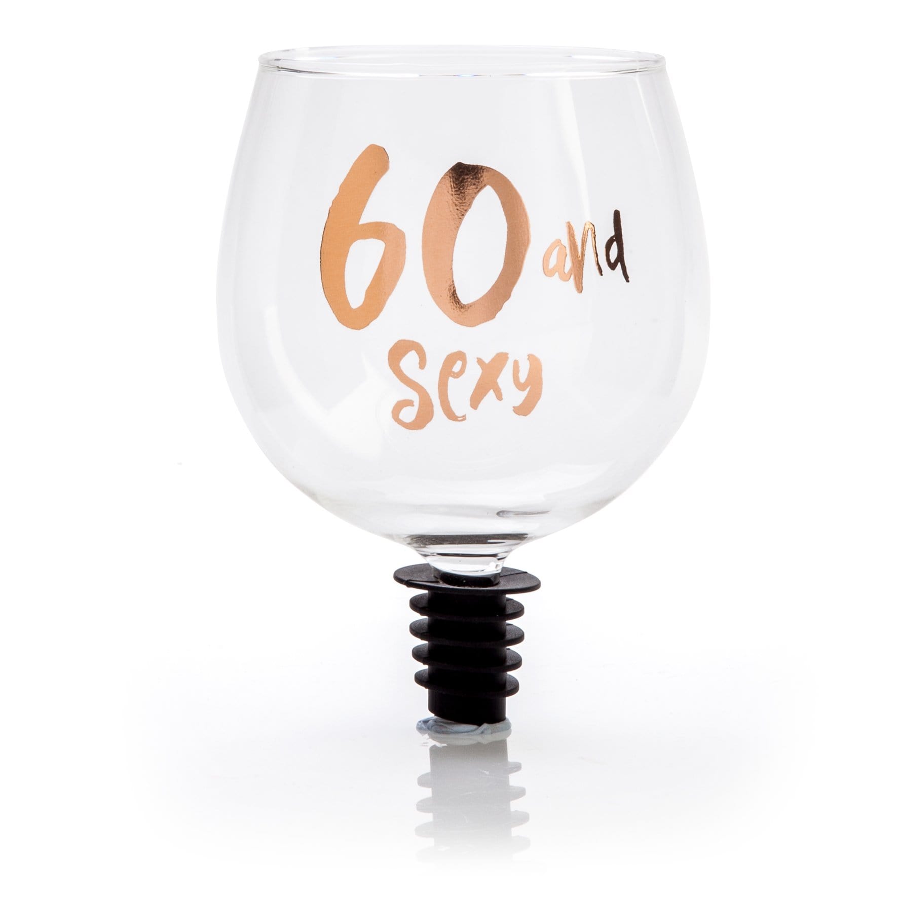 TIGC The Inappropriate Gift Co 60 and Sexy Wine Glass Topper