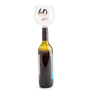 TIGC The Inappropriate Gift Co 60 and Sexy Wine Glass Topper