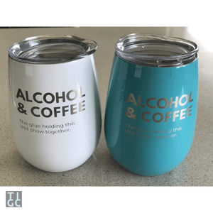 TIGC The Inappropriate Gift Co Alcohol & Coffee Stemless Tumbler