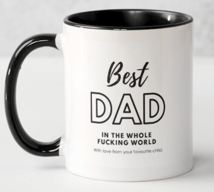 Best fucking Dad custom coffee tumbler, funny dad gifts, father's