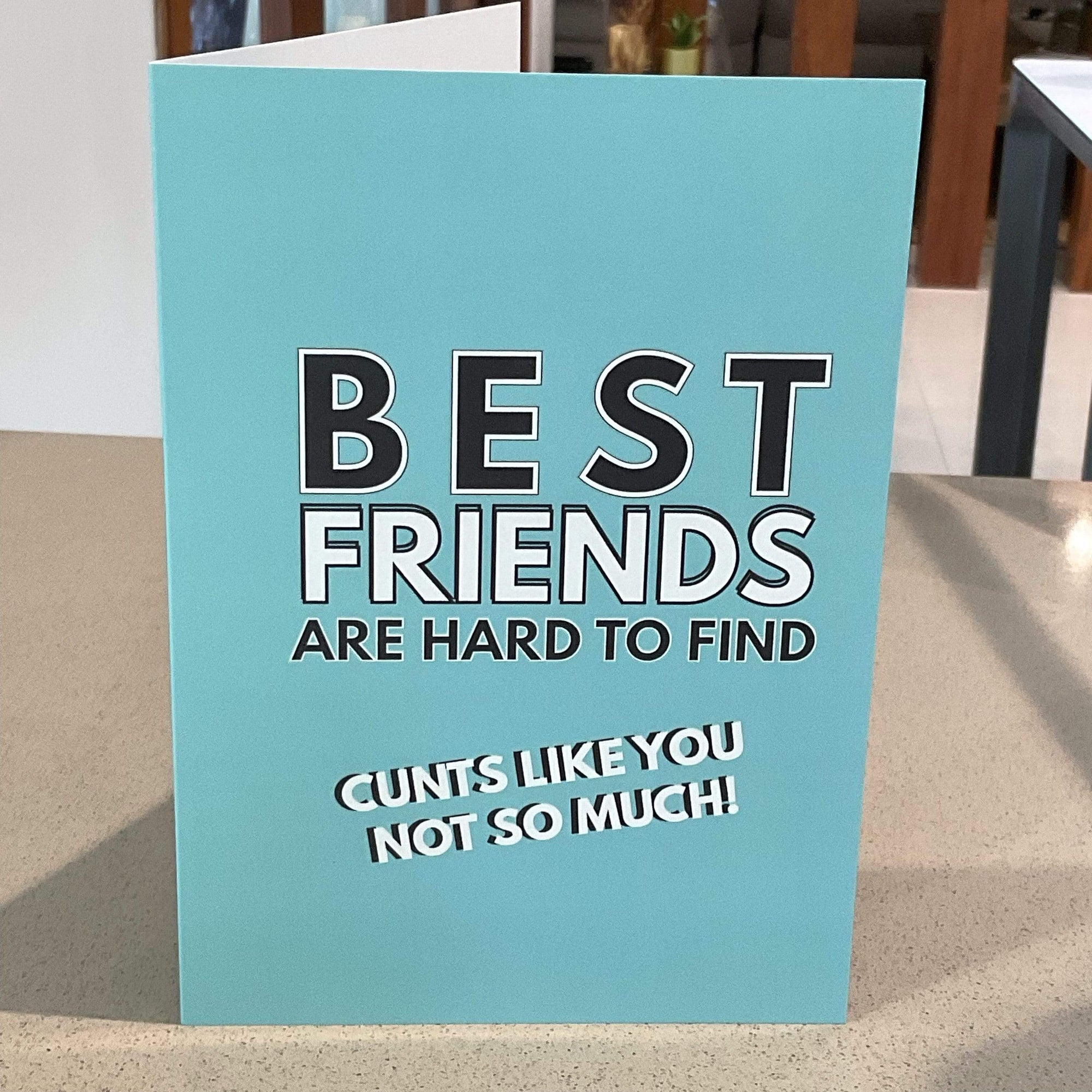 TIGC The Inappropriate Gift Co BEST friends are hard to find card
