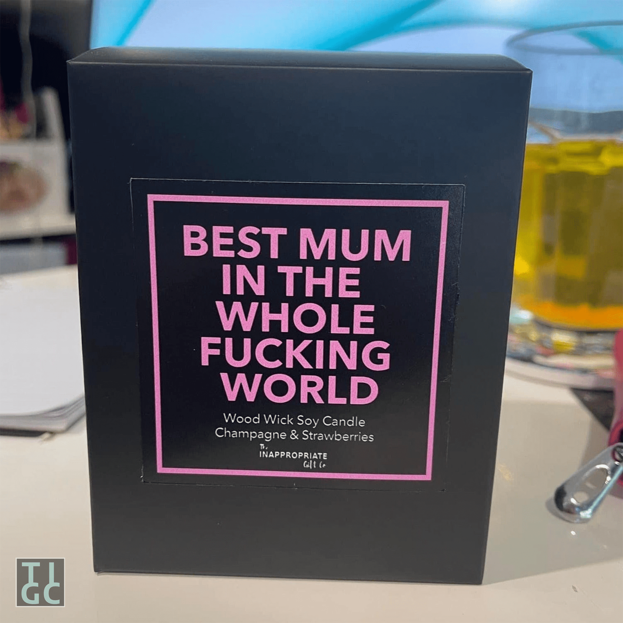 TIGC The Inappropriate Gift Co Best mum in the whole fucking world deluxe candle