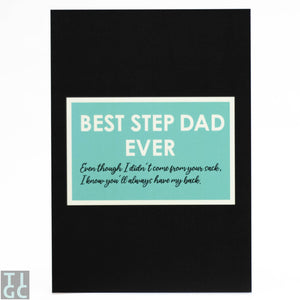 TIGC The Inappropriate Gift Co Best Stepdad Ever Card