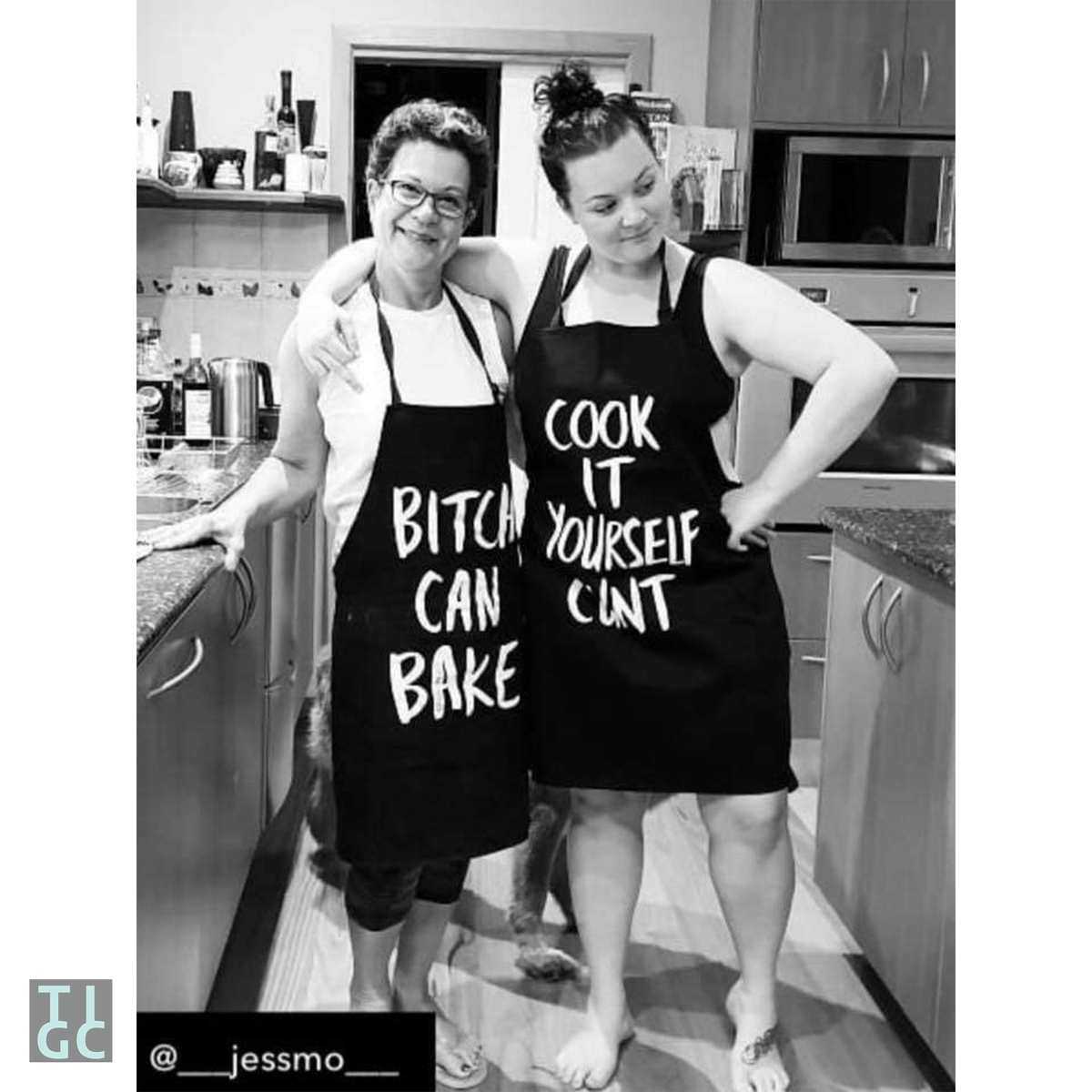TIGC The Inappropriate Gift Co Bitch Can Bake Deluxe Apron