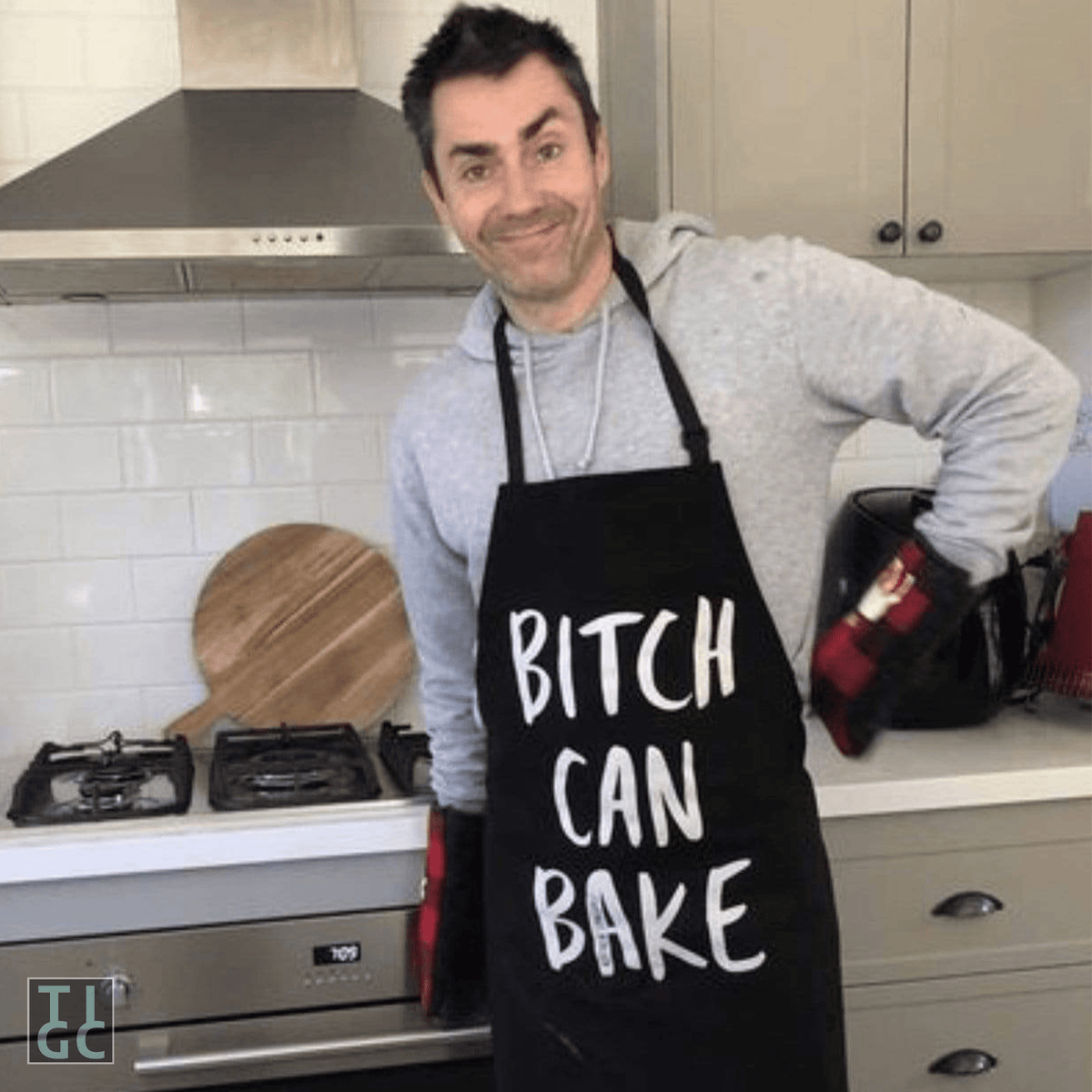 TIGC The Inappropriate Gift Co Bitch Can Bake Deluxe Apron