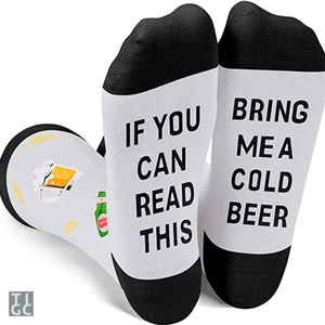 TIGC The Inappropriate Gift Co Bring Me A Beer Socks