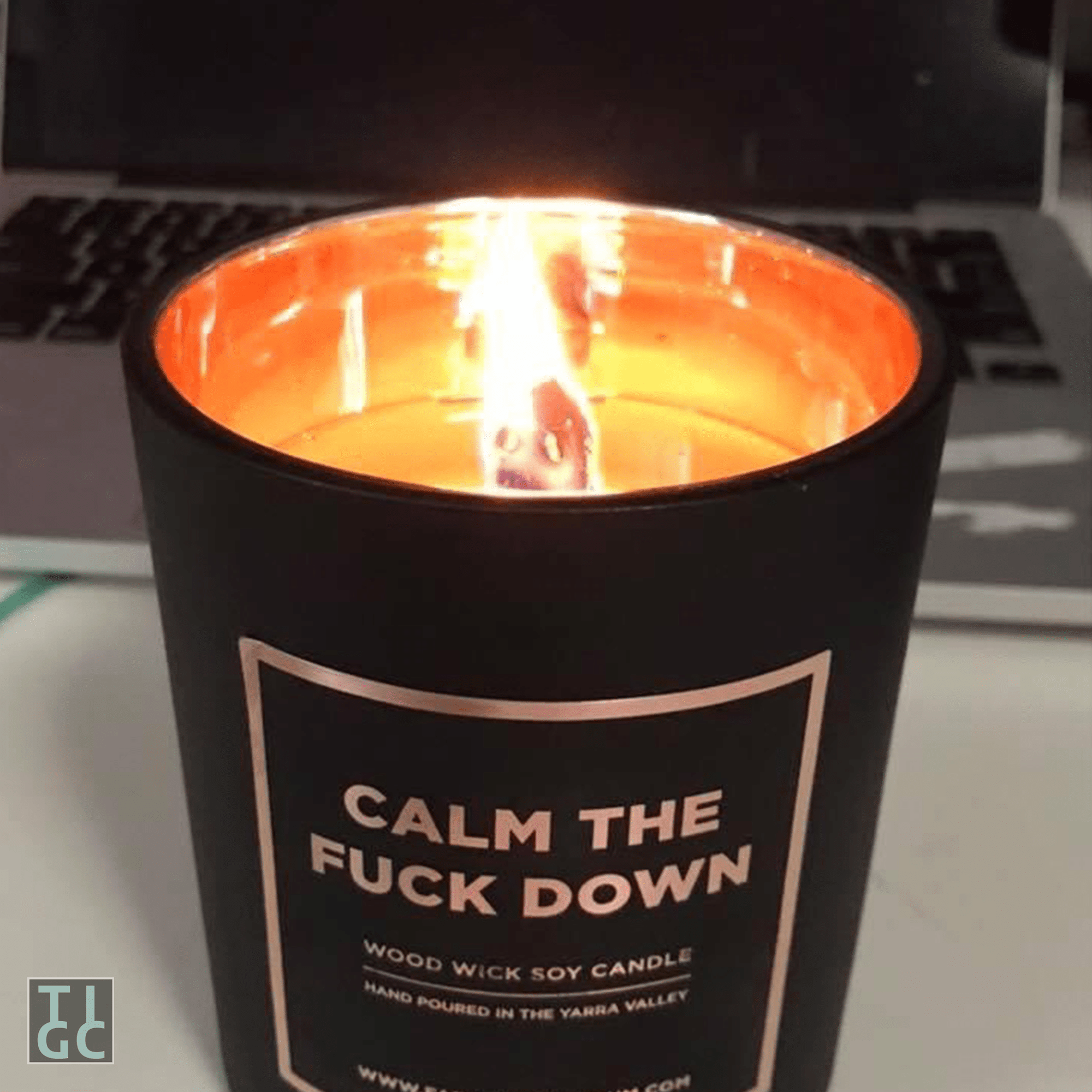 TIGC The Inappropriate Gift Co Calm the Fuck Down Candle