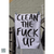 TIGC The Inappropriate Gift Co Clean The Fuck Up Tea Towel