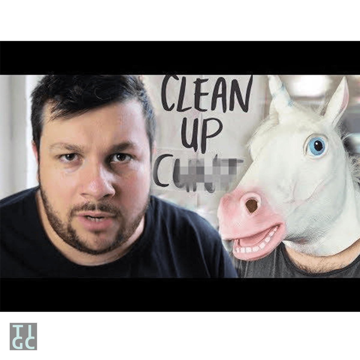 TIGC The Inappropriate Gift Co Clean Up Cunt Tea Towel