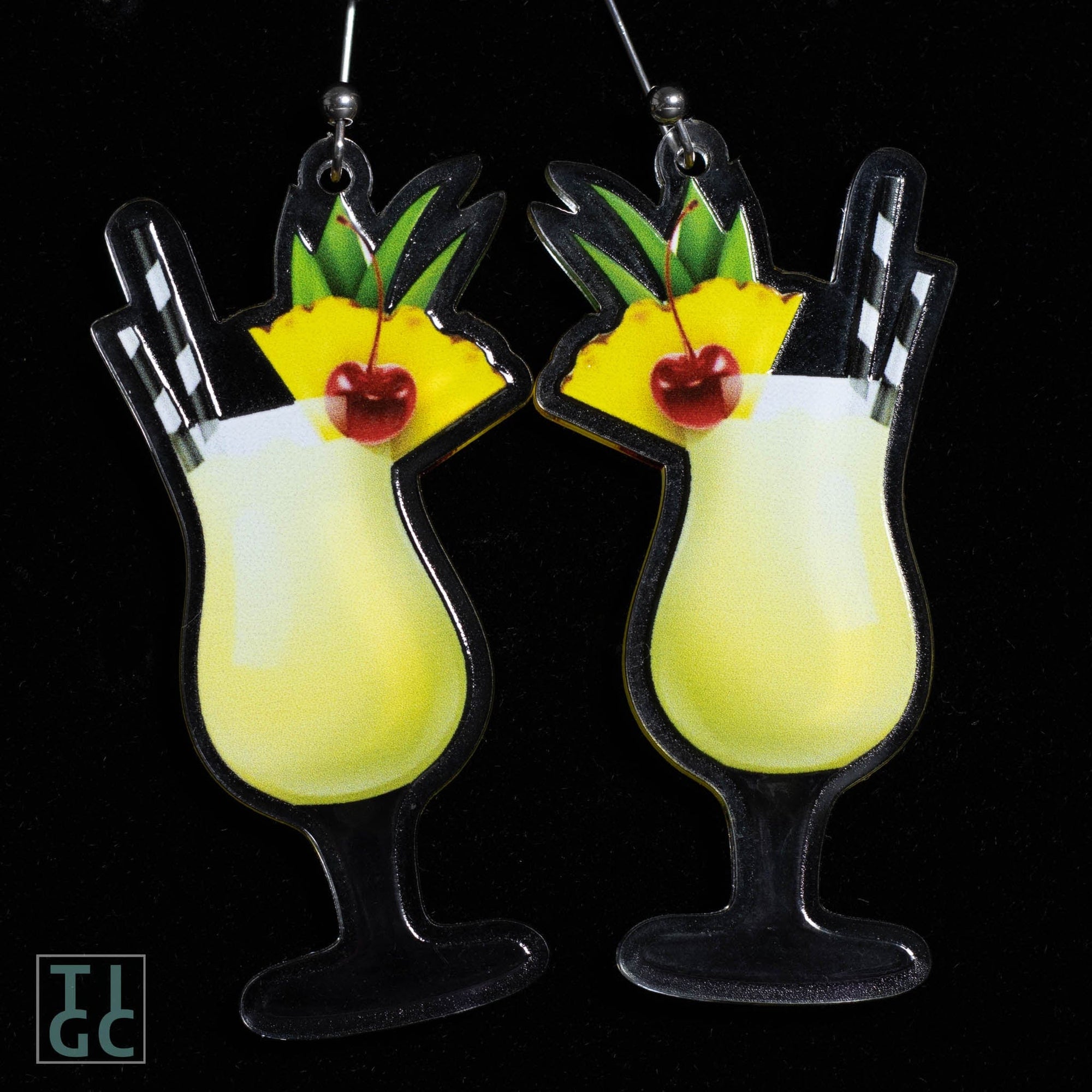 TIGC The Inappropriate Gift Co Cocktail Earrings - Daiquiri