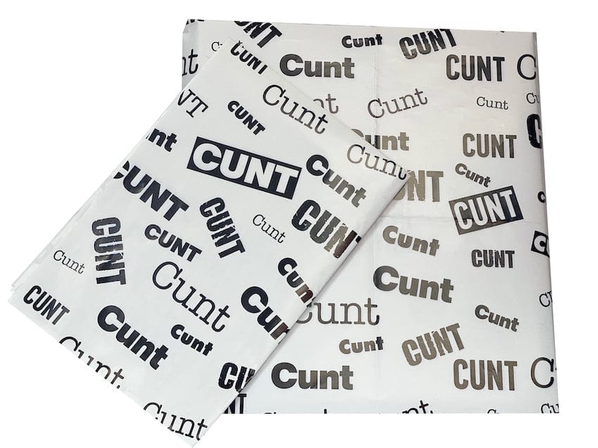 TIGC The Inappropriate Gift Co Cunt Wrapping Paper