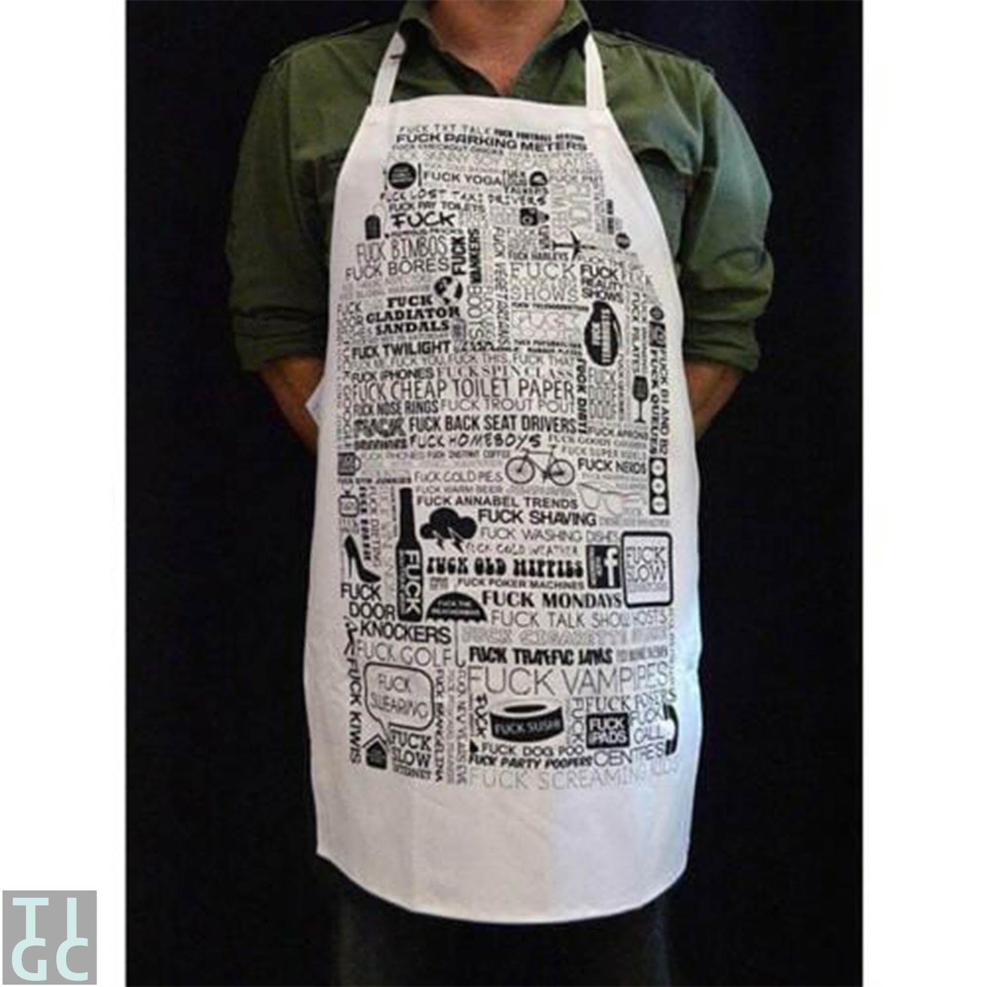 TIGC The Inappropriate Gift Co F Word Apron