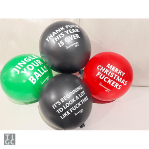 TIGC The Inappropriate Gift Co Festive AF Inappropriate Balloons