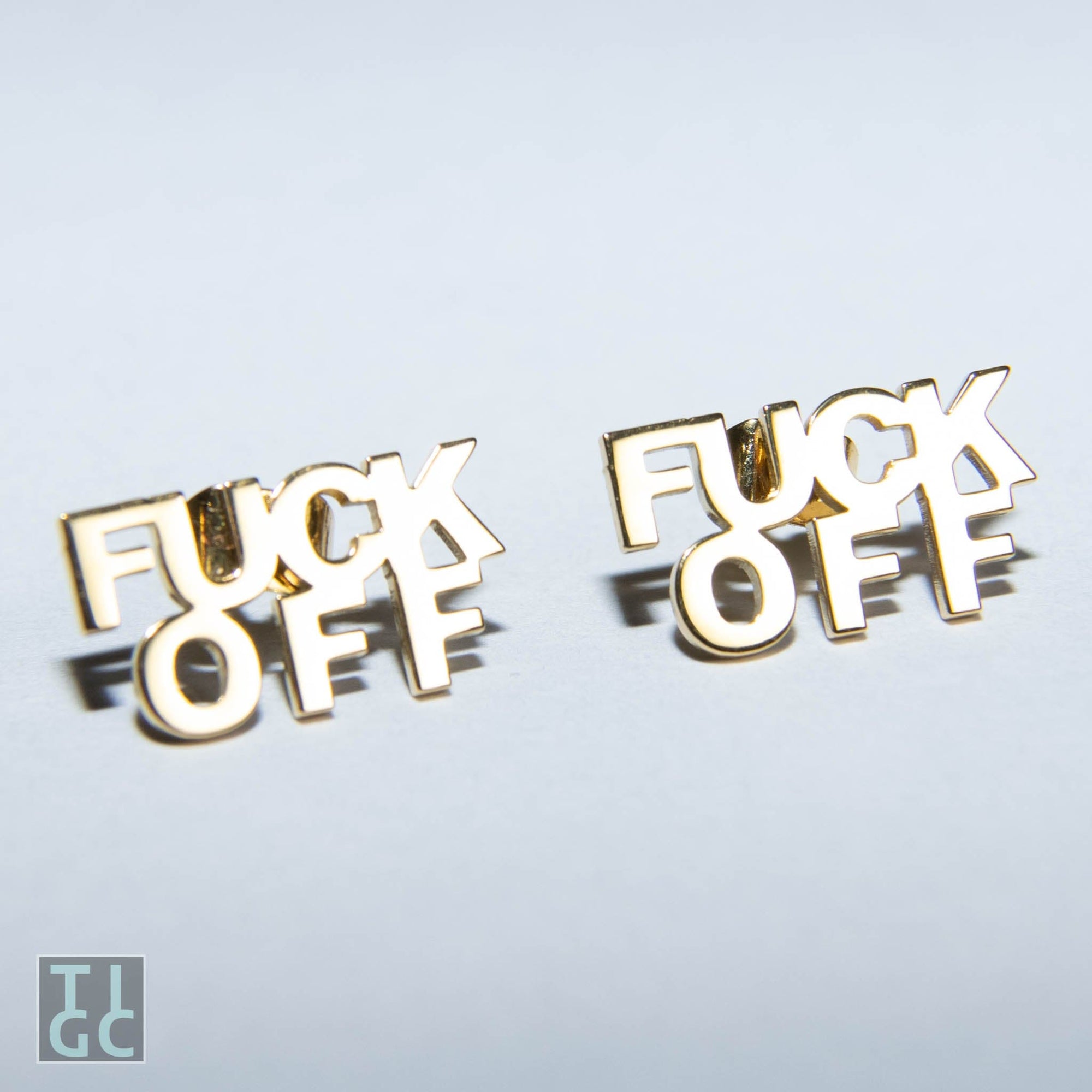 TIGC The Inappropriate Gift Co Fuck Off Earrings
