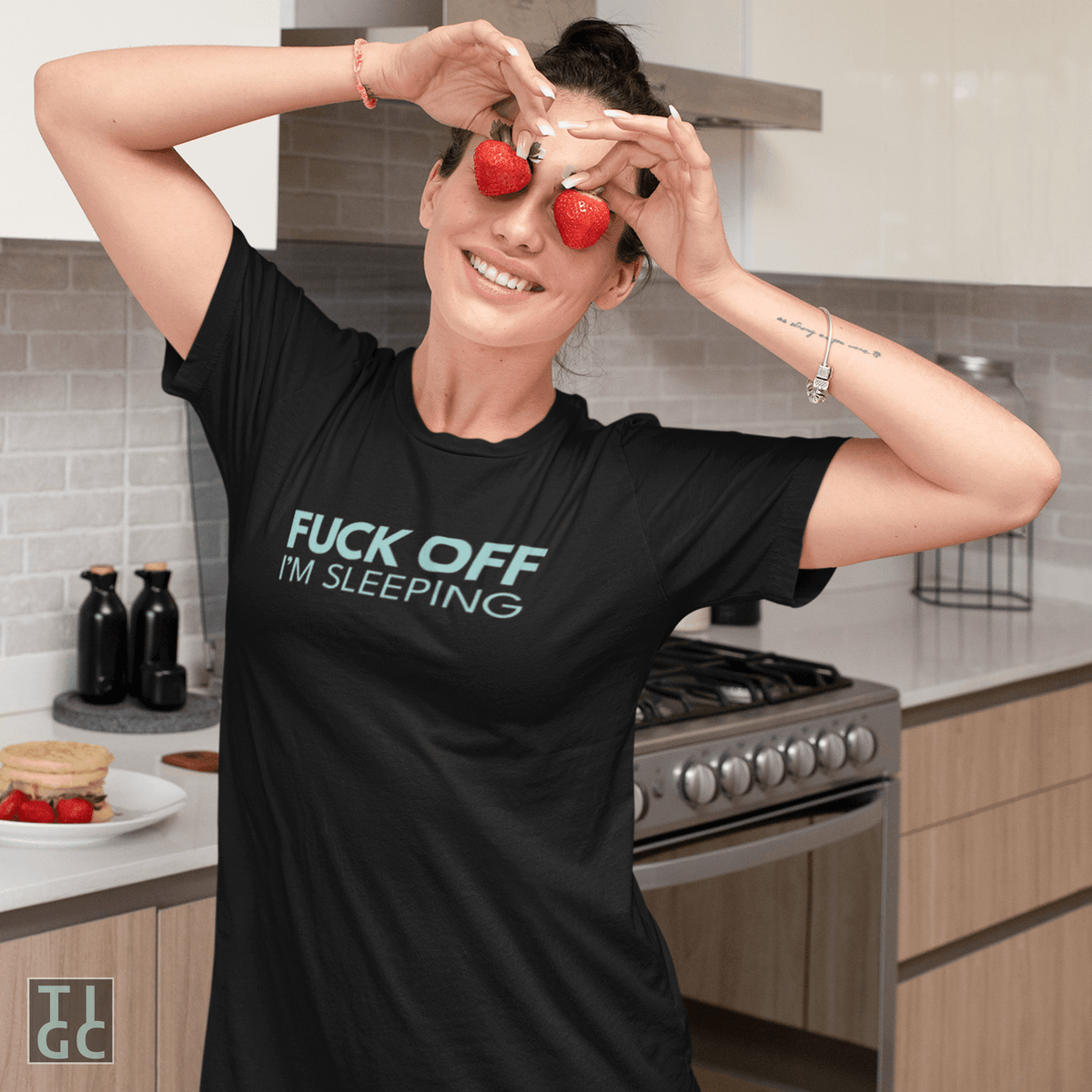TIGC The Inappropriate Gift Co Fuck Off I'm Sleeping Night Shirt