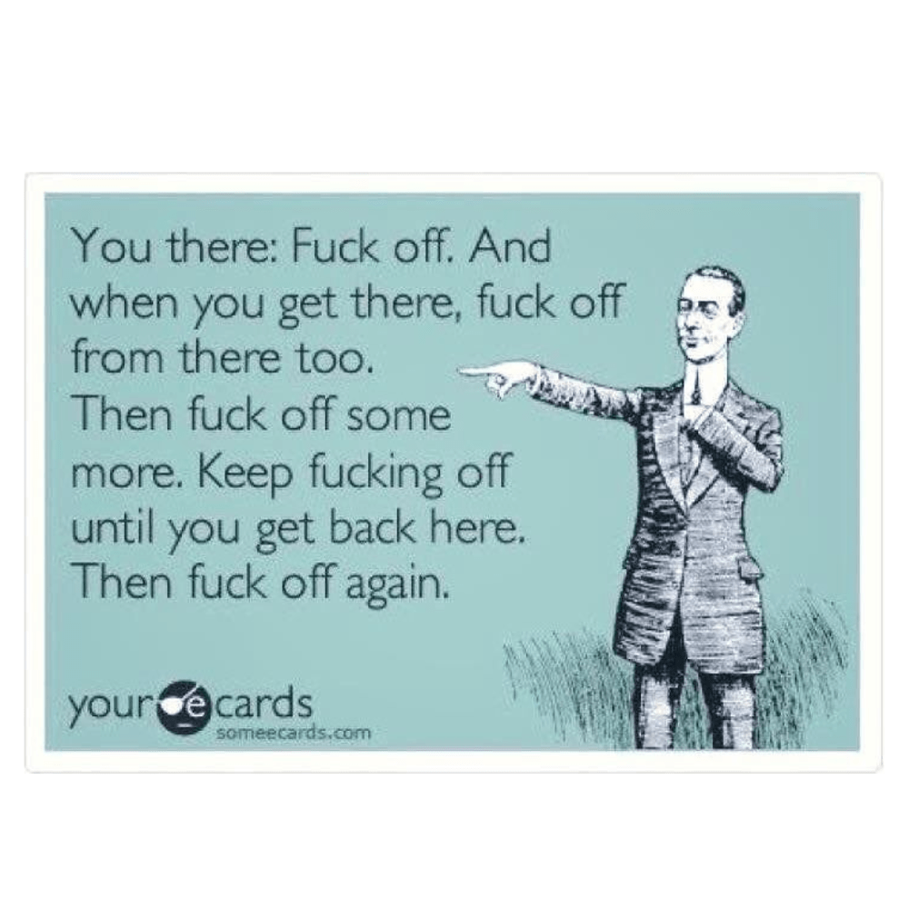 TIGC The Inappropriate Gift Co Fuck Off Socks