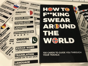 TIGC The Inappropriate Gift Co How to fucking swear around the world game