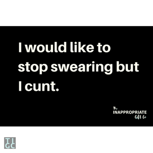 TIGC The Inappropriate Gift Co I would like to stop swearing Magnet