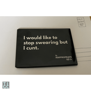 TIGC The Inappropriate Gift Co I would like to stop swearing Magnet