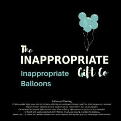 TIGC The Inappropriate Gift Co Inappropriate Balloons