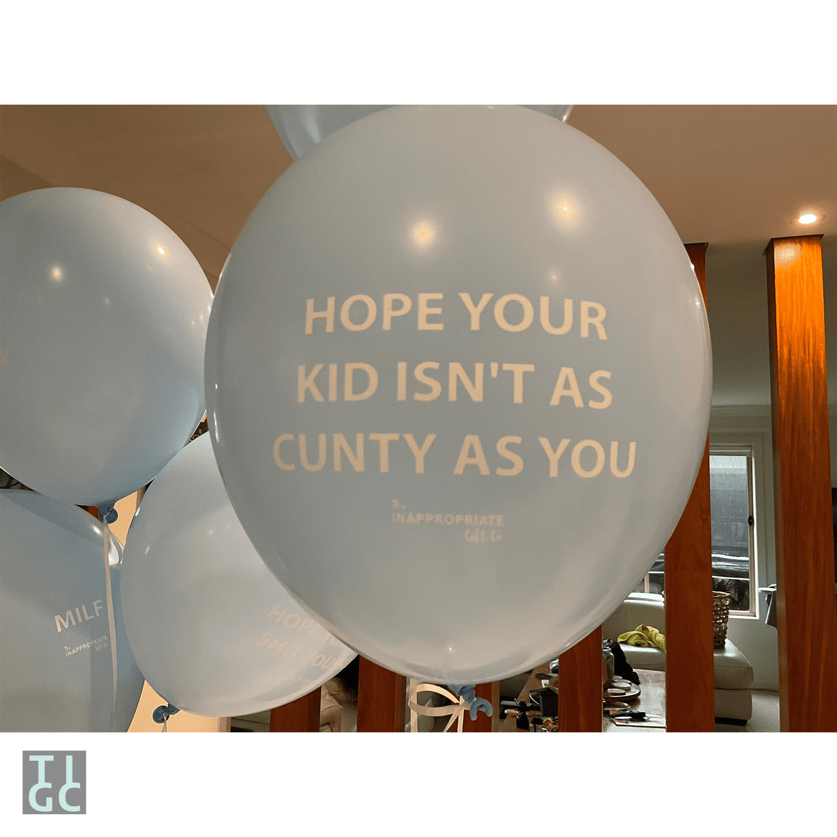 Inappropriate Balloons - Baby Shower - The Inappropriate Gift Co