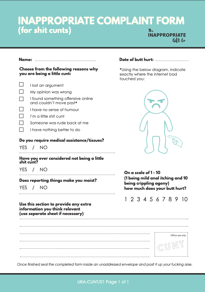 Inappropriate Running Form Birthdays Page 2 - The Inappropriate Gift Co