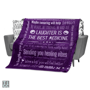 TIGC The Inappropriate Gift Co Inappropriate Funny Get Well Blanket