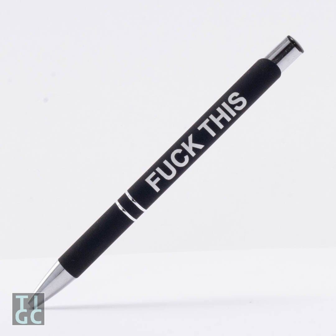 Abusive / rude / funny ballpoint pens - various – Six Things Shop Australia