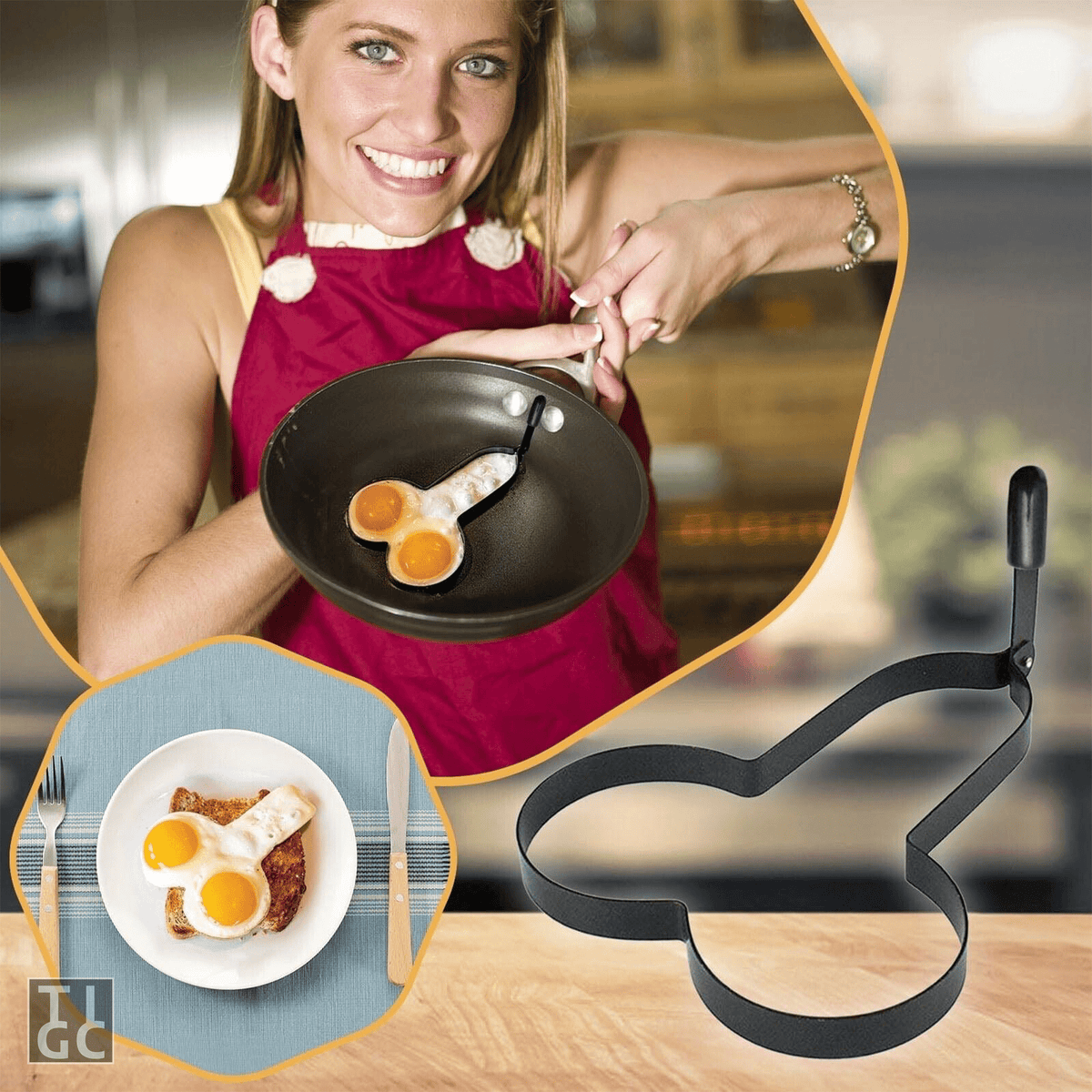 TIGC The Inappropriate Gift Co Inappropriate Willy Egg Fryer