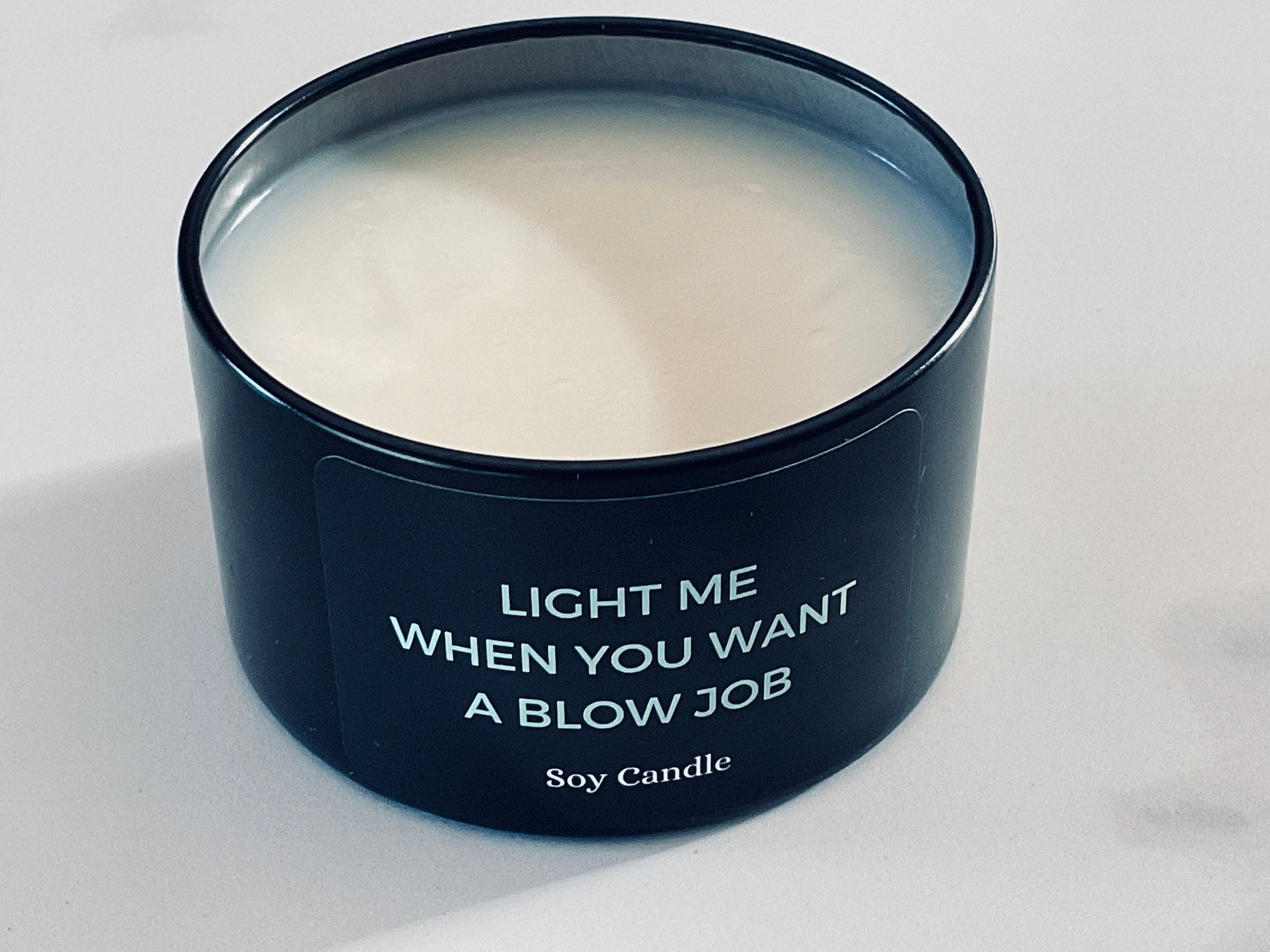 Light if you want a blow job candle (wickless candle) The