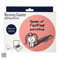 TIGC The Inappropriate Gift Co Queen of F***** Everything USB Mug Warmer