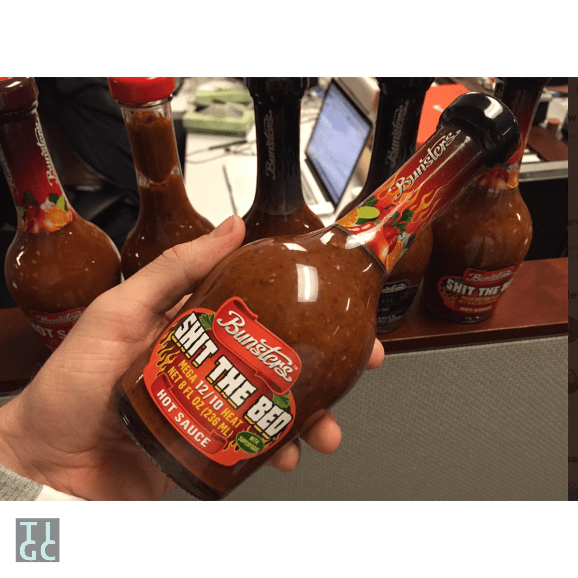 TIGC The Inappropriate Gift Co Shit the bed hot sauce