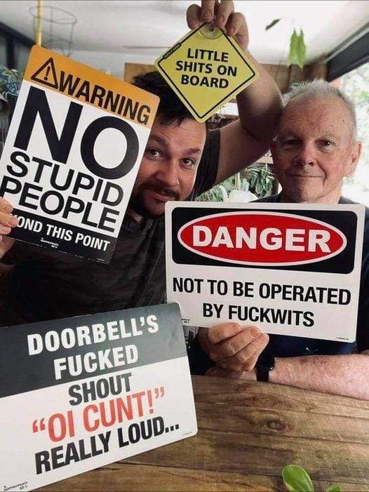 The Customer is not always right sign The Inappropriate Gift Co