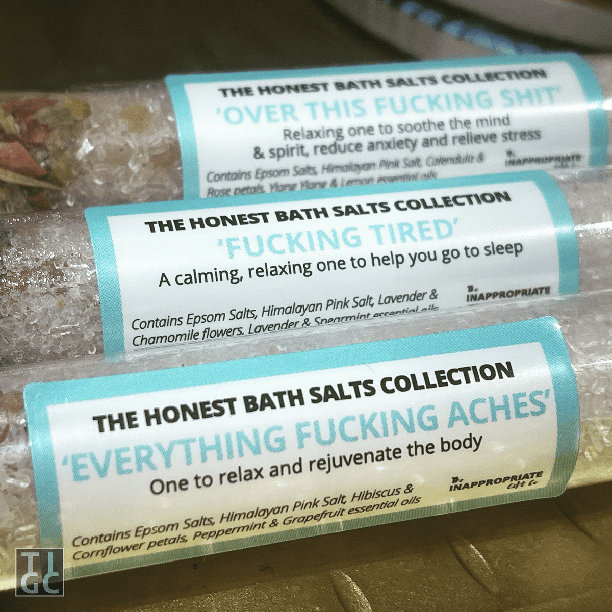 TIGC The Inappropriate Gift Co The Honest Bath Salts Soak Collection