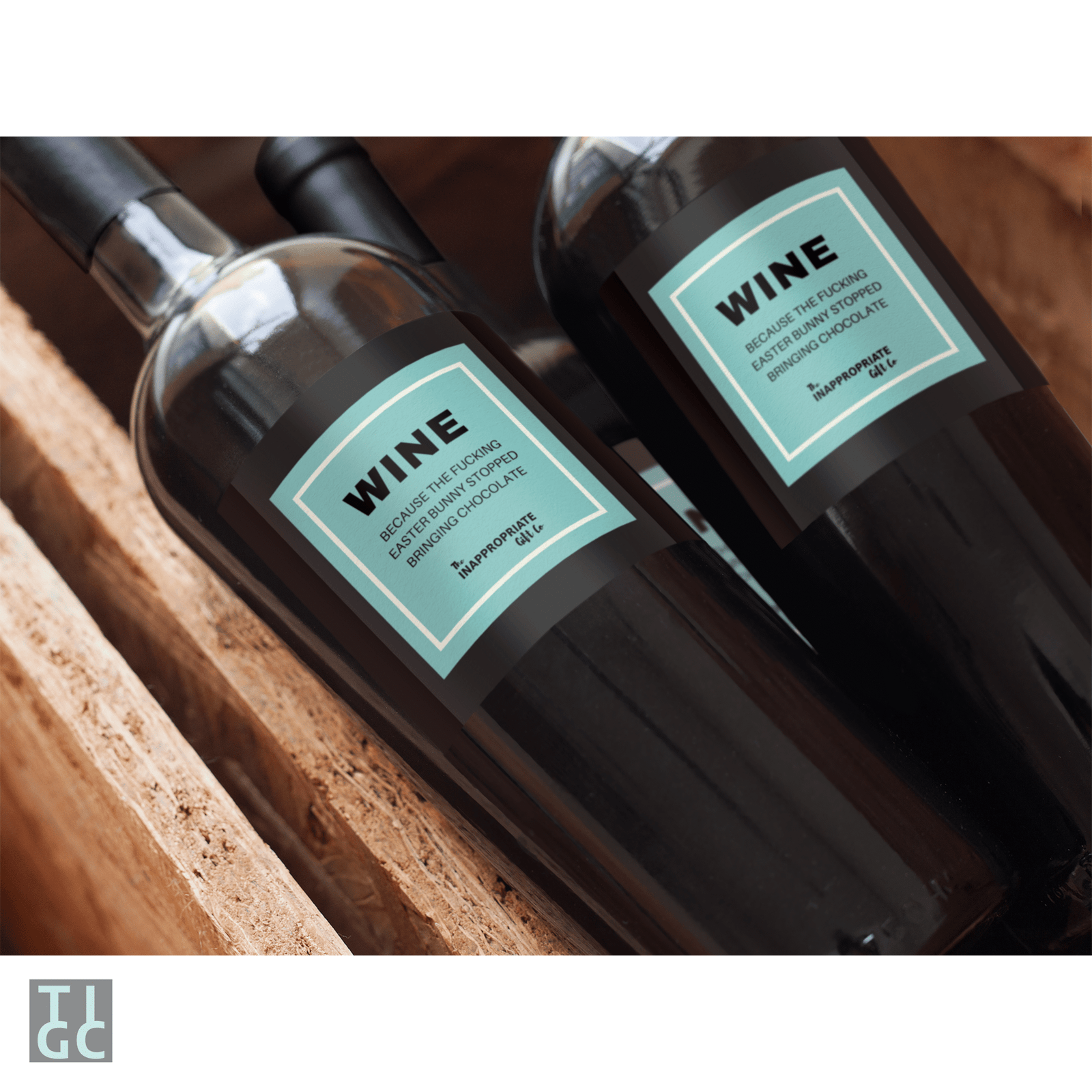 TIGC The Inappropriate Gift Co Wine Easter Chocolate